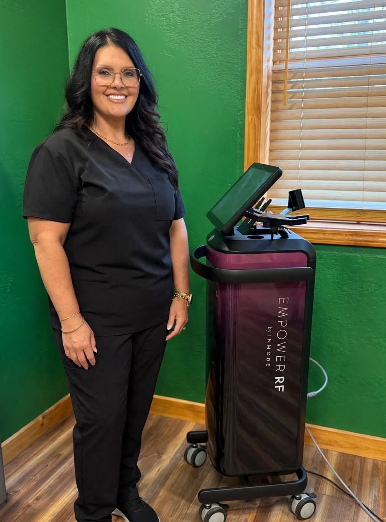 Katrina Watkins, NP with the InMode EmpowerRF women's wellness platform at Serene Med Spa Paintsville